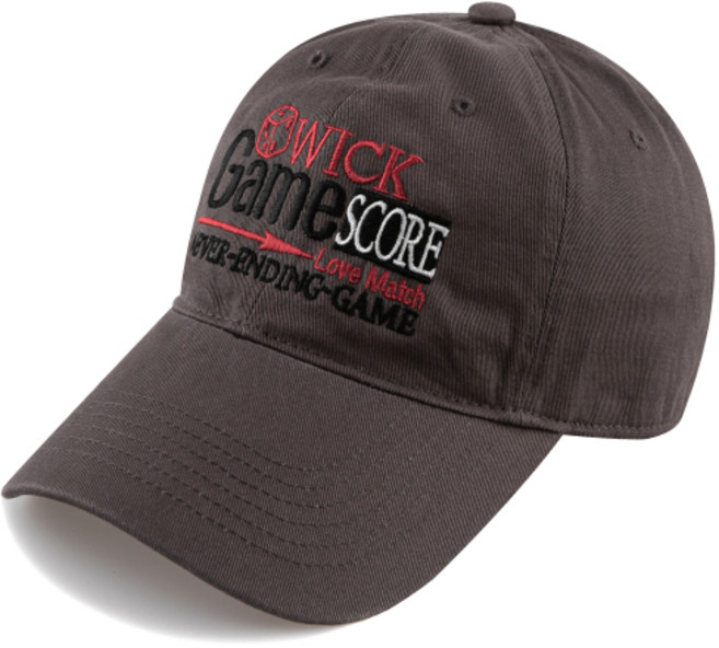 [윅] WICK GameScore 워싱 볼캡-차콜