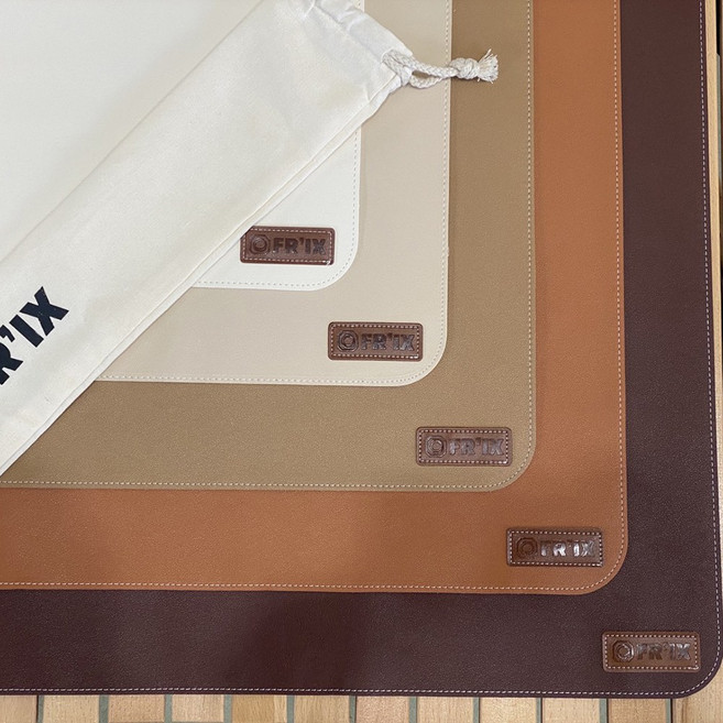 프릭스 캠핑테이블보 캠핑테이블매트 가죽 방수 코스트코 롤테이블 식탁보, Sand Tan