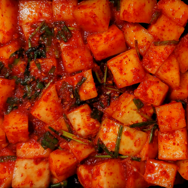 [당일출고] 깍두기 10kg 업소용 식당용 반찬 중국산 깍뚜기 무김치, 1개