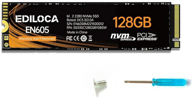 EDILOCA 2TB SSD NVME 2280 PCIE GEN4 X4 내장 솔리드 스테이트 드라이브 최대 7400MB PS5 다이내믹 SLC 캐시 게임용 PC 노트북 EN870, 1 EN605_PCIe 3.0_2150MB/s, 256GB