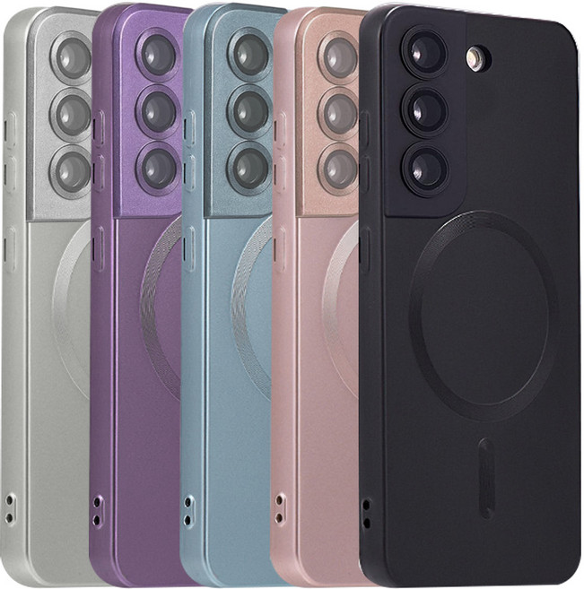 넥스트모바일 갤럭시 S21 플러스 울트라 맥세이프 무광 메탈릭 컬러 카메라 보호 풀커버 케이스