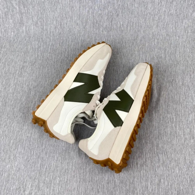 뉴발란스 327 레트로 남녀공용 운동화 스니커즈 문빔 화이트 리프 그린 MS327ASN