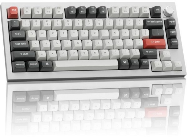 Keychron 키크론 Q1 Ultra 8K 75% 무선 기계식 키보드 알루미늄 핫스왑 RGB 바나나 스위치 82키 600시간 배터리 수명 2.4GHz 블루투스 유선 ZMK 프, Keychron Silk POM Switch - Ban, Keychron Silk POM Switch - Ban