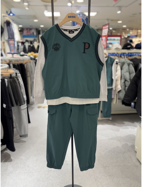 에스핏 지금이 기회 빠른 필수템!! "인기만점" 봄 신상품 PSG 베스트 3PCS 세트 상하세트