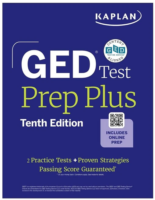 GED Test Prep Plus Tenth Edition (2026), GED Test Prep Plus, Tenth Ed.., Caren Van Slyke(저), Kaplan Publishing - 쿠팡