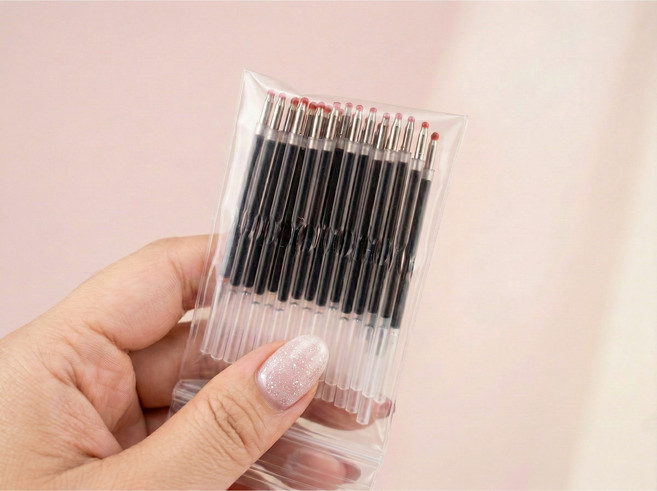 볼꾸 볼펜심 리필, 25개, 블랙