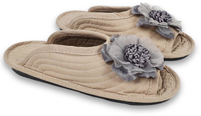 샤린 쿠션 실내화 거실화 층간소음방지, 여성용, 1개