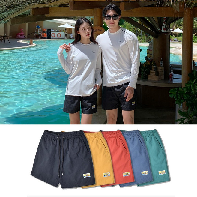 (M-3XL) [기획]썸머 스윔비치팬츠 남녀공용 수영복바지 비치웨어 빅사이즈