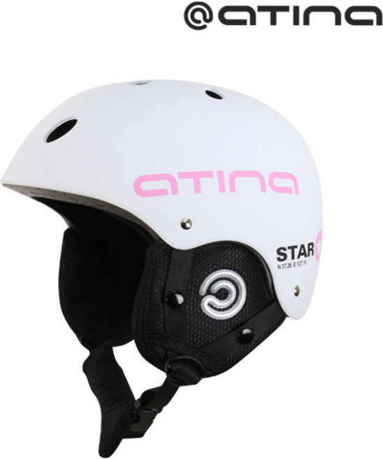 아티나 스키보드 헬멧 ATH-S802, 화이트, 1개