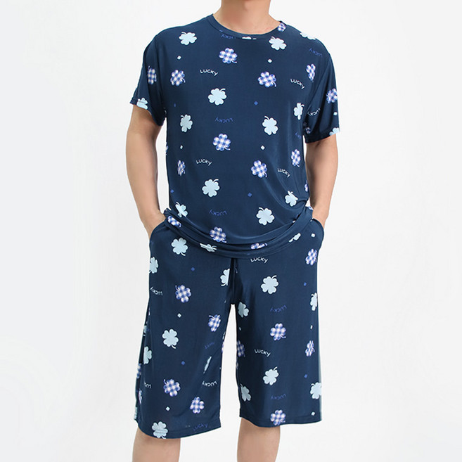 폭스 냉감 뉴캐릭터 반팔 잠옷세트 E4 남성용