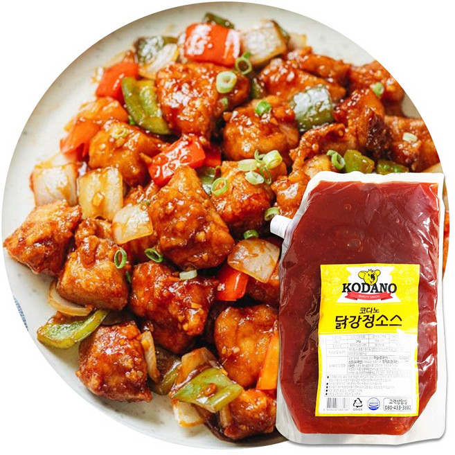 지케이푸드 코다노 닭강정소스 2kg 양념소스 달콤한소스 업소용 대용량, 1개