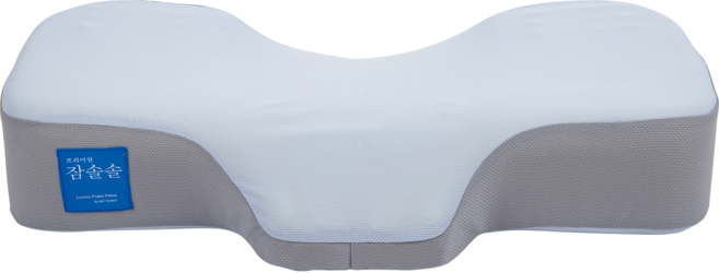 [네이버 BEST 1위]잠솔솔 경추베개 메모리폼 기능성 메쉬블루, 1개