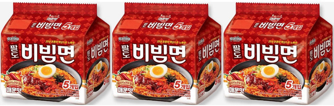 팔도비빔면 매운맛 130g, 15개