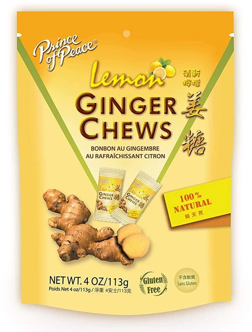 프린스오브피스 진저 츄 레몬 113g, 1개 - 쿠팡
