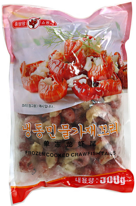 (배터짐) 자숙 가재꼬리 룽샤웨이 (일요일&당일발송), 2개, 500g