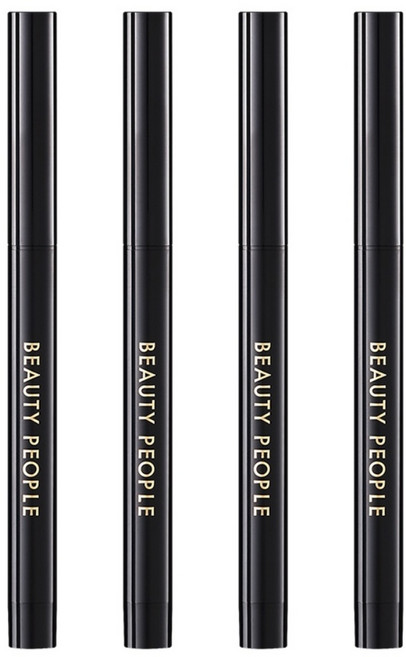 [뷰티피플] 철벽녀 스퀘어 엣지 아이라이너 0.15g, 스퀘어 블랙, 4개