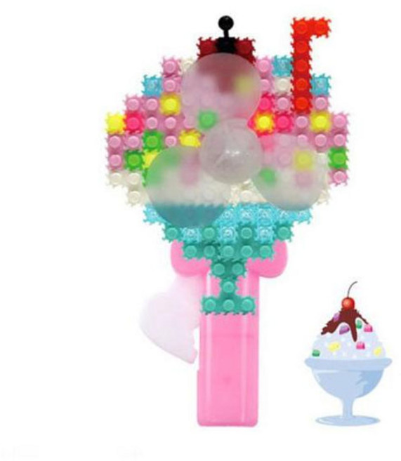 EZPIA 미니 손 선풍기 만들기 키트 세트 diy, 꽃빙수, 1팩