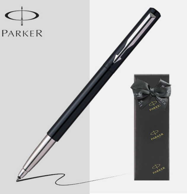 파카 수성펜 벡터 스탠다드 [무료선물포장], 블랙 CT