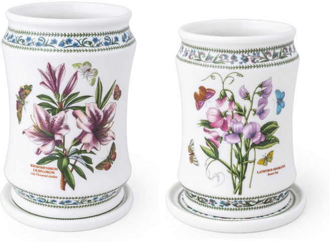 포트메리온 뉴베리에이션 수저통&받침(대+소) 2종 수저통 세트, 1세트, 화이트