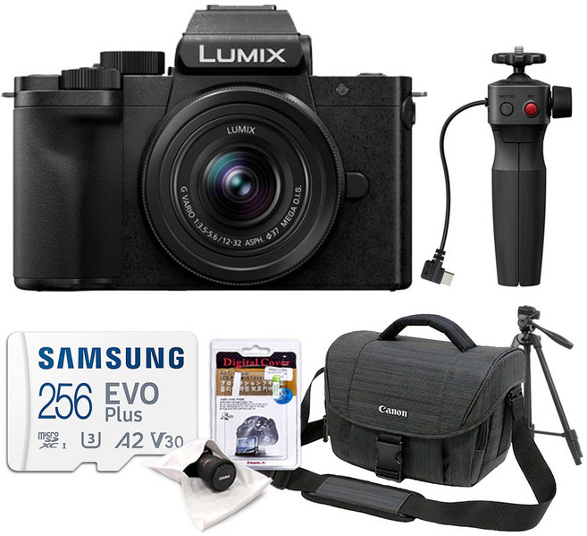 [파나소닉] 정품 루믹스 DC-G100DV+12-32m+슈팅그립 KIT +가방+256GB 메모리+삼각대+액정필름+포켓융 새상품 /ED