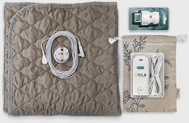 디어싱 선물세트 어싱 은사시트 어싱 테스트기 콘센트형 접지 확인기 세트, 1세트