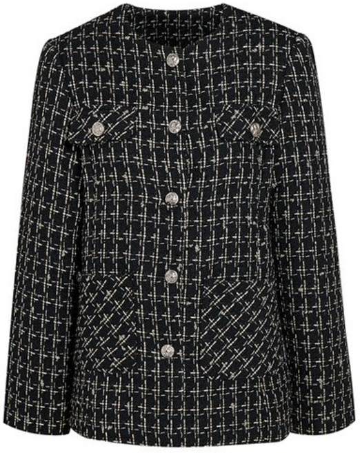 [백화점판] JJ지고트 여성 금사 트위드 미틀 하프자켓 GS3K301 자켓