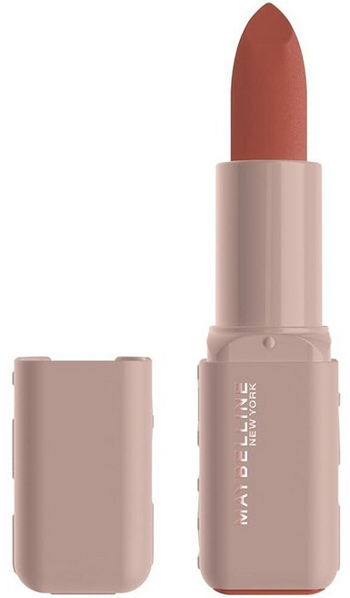 MAYBELLINE 세럼 립스틱 하이드레이팅 립 메이크업 히알루론산 + 오일 블렌드가 함유된 8시간 립 플럼핑 모이스처 함유 Avenue A (딥 초콜릿 브라운 매트), 008 'SCUSE ME