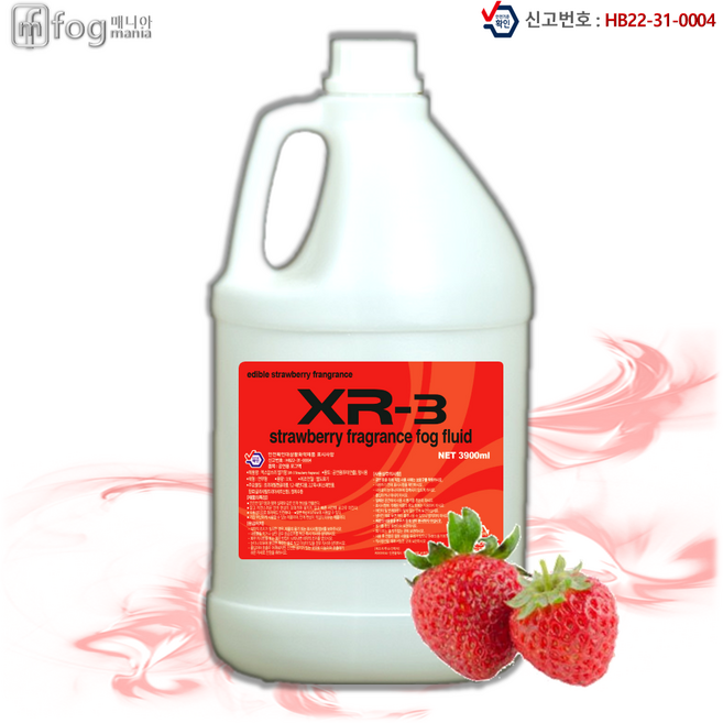 딸기향 스모그액 무대특수효과 연무액 스모그머신 포그머신 포그액, 1개, 3.9L
