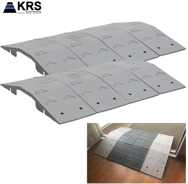 문턱 경사로진입판 KRS-조립식 도로 교통 주차 신호 주차블럭 주차용품, 1개