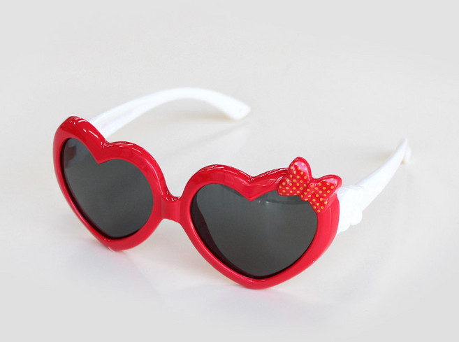 하트 유아선글라스 말랑이소재 눈편한 편광 아기 선글라스