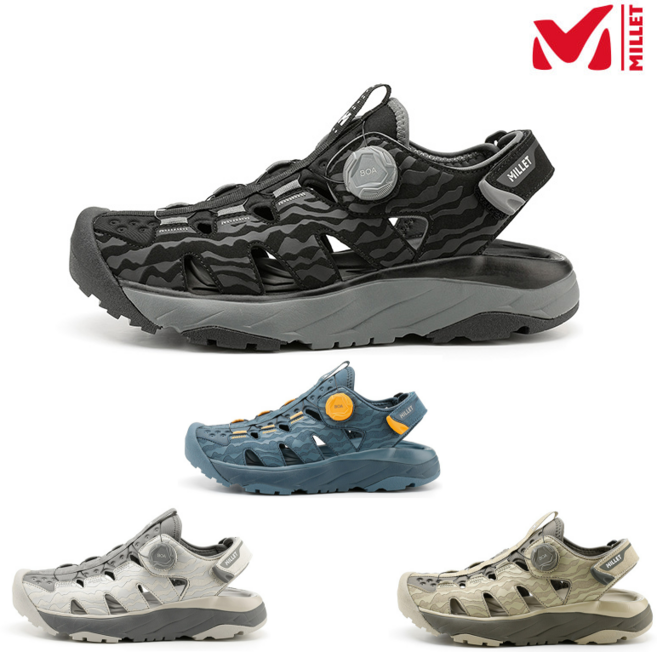 밀레 [여름] 남여공용 보아다이얼 방식의 쿠셔닝이 좋고 패션으로도 손색이 없는 기능성 등산 트레킹 샌들 / PAUL0317