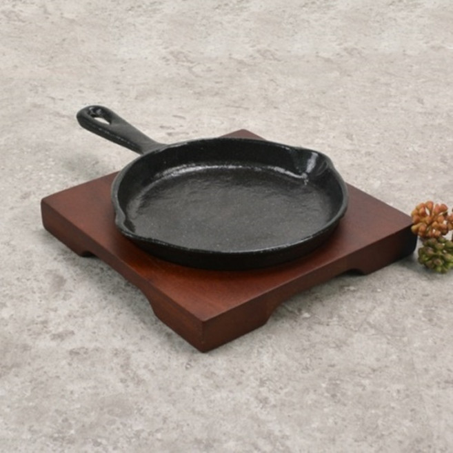 신원형후라이 주물팬 무쇠팬 콘치즈 감바스 철판, 01. 신원형후라이 주물팬, 1호, 1개