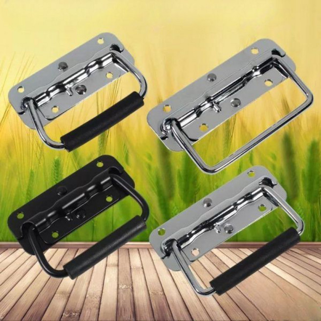 전동스케이트보드 핸들 손잡이 어깨끈 전동핸들 스트랩 편리한 킥보드운반끈 익스텐더 가방, 9. 검정 스프링 손잡이 140mm 철 도장