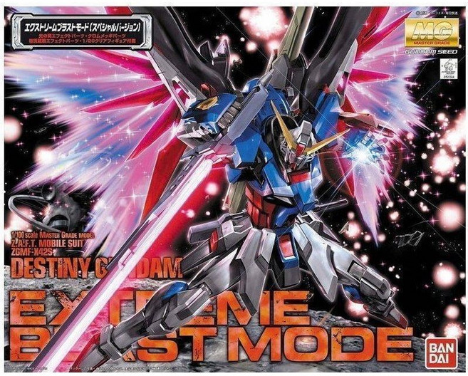 BANDAI 萬代 MG 1/100 命運鋼彈 極限衝擊模式 組裝模型 附光之翼, 1個