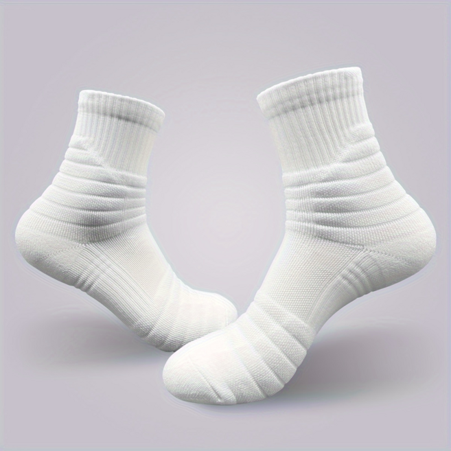 오피모 스포츠 러닝양말 기능성 더블 쿠션 남성 여성, 3개, 화이트