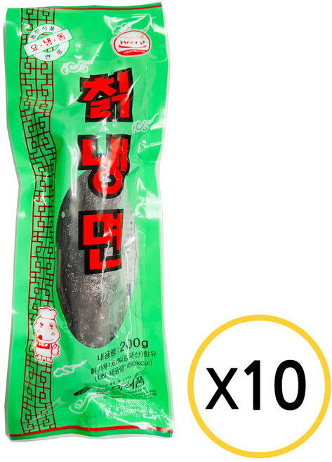 농민식품 칡냉면 200g, 10개
