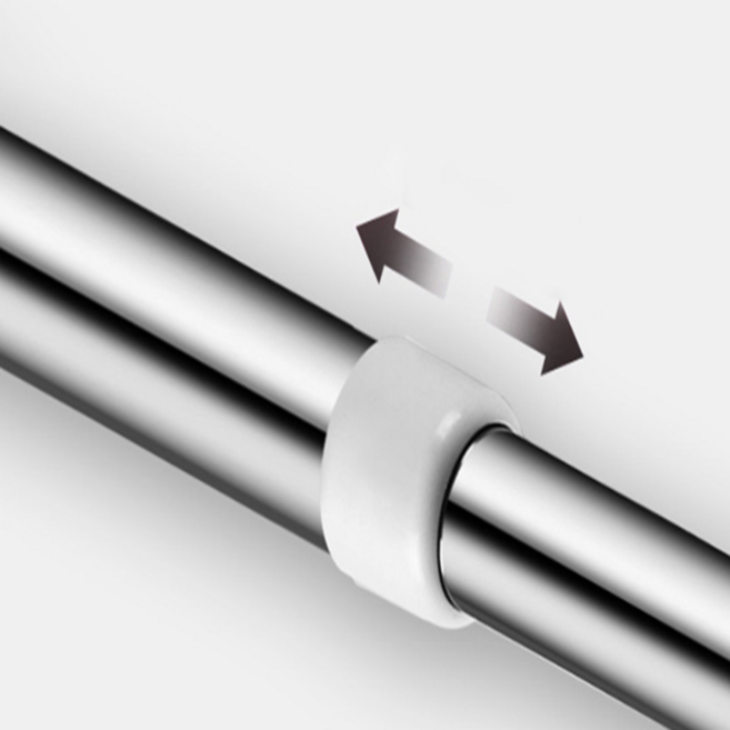 25mm 초강력 스테인리스 압축봉 못없이 바란스 다용도 고강도 초강력 길이조절 무타공압축봉 쉬운설치, 화이트