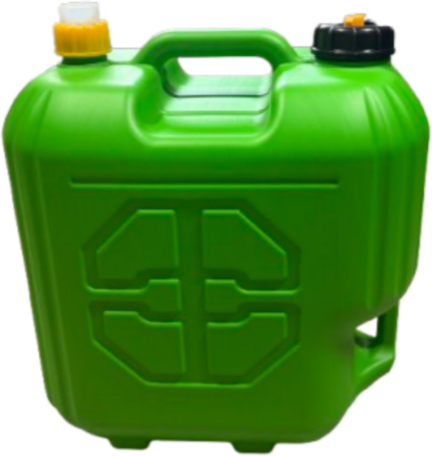 녹색 20L기름총 일반기름통 자바라포함 기름통 일반기름통 자바라 등유통 석유통 말통 연료통, 흰색, 1개