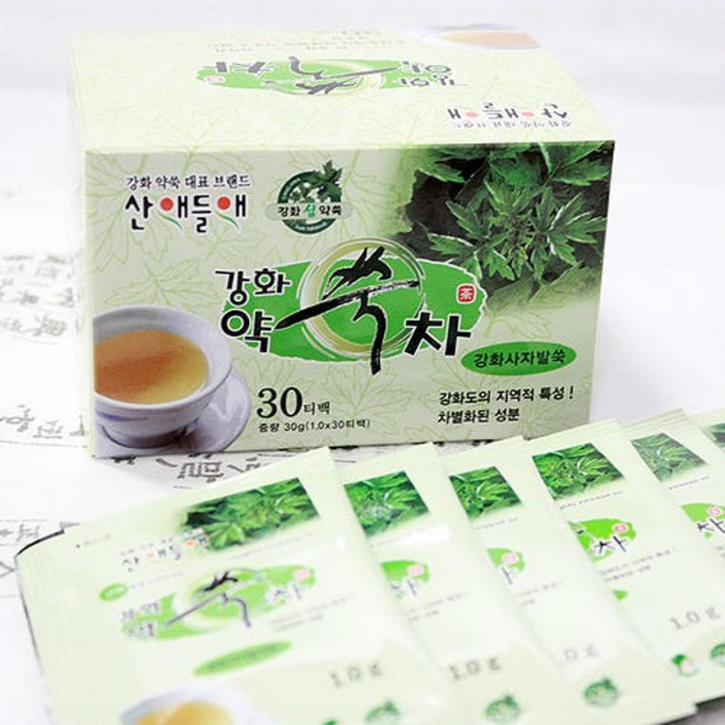 산애들애 강화약쑥티백차 30T [원산지:국산(인천광역시 강화군)], 30g, 30개입, 1개