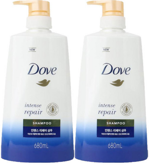 도브 인텐스 리페어 샴푸 680ml 2개