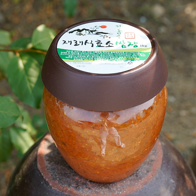 (감로이슬농원) 100% 국내산 재래식 수제 쌈장, 1kg, 1개