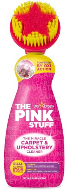 핑크 스터프 카펫 & 실내 장식 얼룩 제거기 스크러버가 포함된 옥시 클리너 16.9파운드 온스