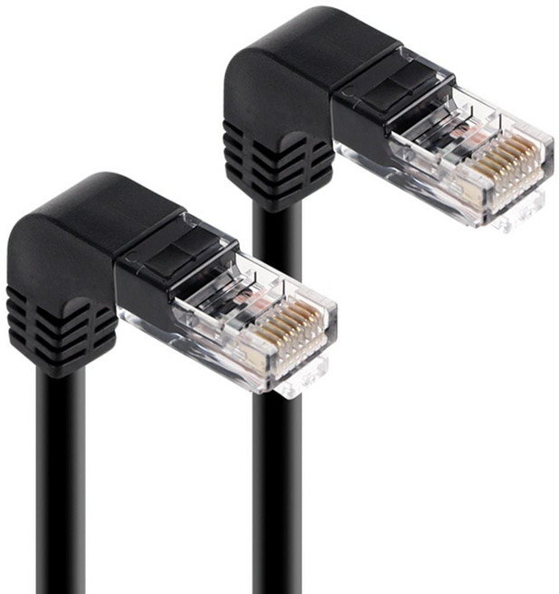 cat6 기가인터넷 ㄱ자형 꺾임 utp 랜 케이블 10m 하단 좁은공간 배선 랜선 10m랜선 인터넷선 ㄱ자랜선