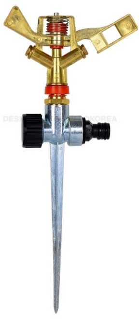 우노상점 핀형 스프링클러+합금회전헤드세트 정원관리