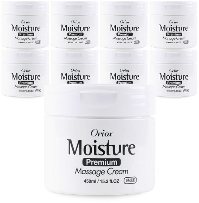 오릭스 모이스처 프리미엄 마사지 크림, 10개, 450ml