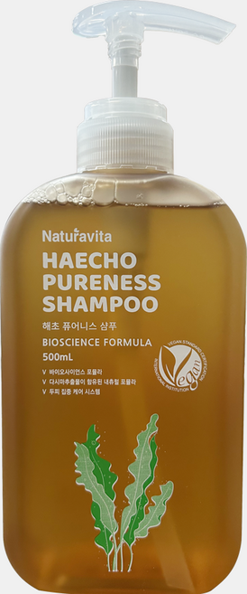 나투라비타 해초퓨어니스 비건 무방부제 임산부 샴푸 500ml, 500g, 1개