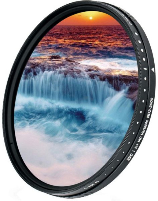 JJC 49mm ND 필터 ND22000 VND 가변 중성 밀도 캐논 EOS R100 R50 R10용 RFS 1845mm 키트 렌즈와 함께 M50 M6 Mark II M5 M2, JJC 52mm