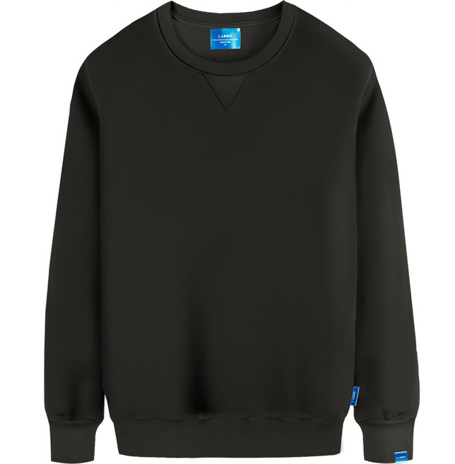 엘라모 남녀공용 기모 M 무지 맨투맨