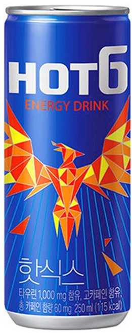 핫식스 오리지널 에너지음료, 250ml, 30개