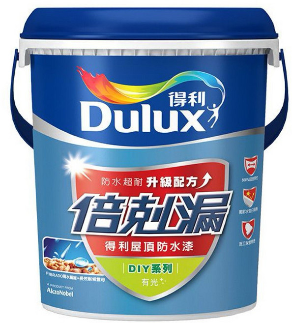 得利 倍剋漏 屋頂防水隔熱漆, 1個